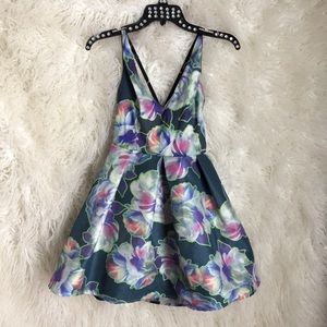 Floral Dress. Mini Dress